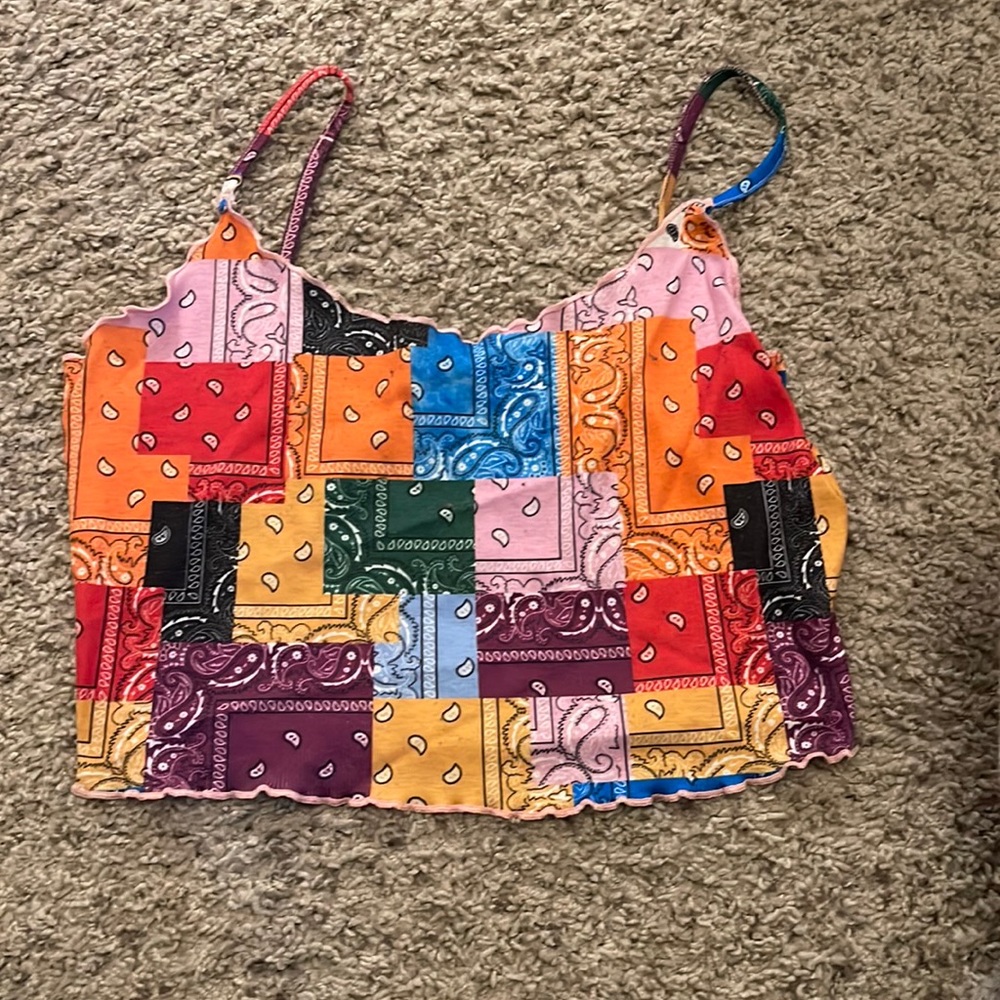 Bandanna tank top